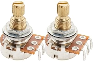 Musiclily Pro Mässinggängad Metrisk A25K Logaritmisk Pot (2 st)