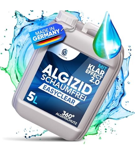BAYROL Desalgin Jet - Schaumfreies Algizid, Flüssigkeit - Hochkonzentriert, ohne Chlor und mit Klareffekt - Verhindert Algenwachstum im Pool - 1 L