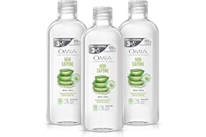 Omia Non Sapone Ecobio con Aloe Vera de Salento, Recarga de Jabón Líquido para Manos y Rostro, Acción Hidratante, Pack de 3 Unidades, Botes de 750 ml