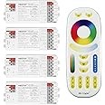 LIGHTEU®, Milight Miboxer 3 in 1 LED Controller (2.4GHz) RGB RGBW RGBCCT LED strip controller DC12V/24V Support DMX512, PWM high/low Frequency, 4x E3-RF + FUT092