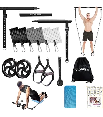 Twister Arm Trainer - Adjustable 60-100lb Resistance Bar For Full Body Workouts At Home Or Gym