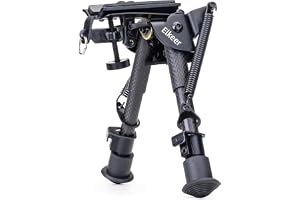 Elkeer Kolfiber lutbar bipod med sling-dubbfäste och justerbara ben, SC11