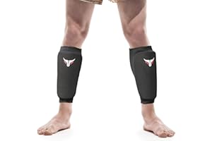 Mytra Fusion Shin Pad G-Tech Padding Elasticated Kick Boxing Muay Thai Training