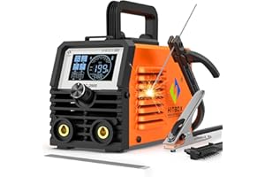 HITBOX 240V Mini ARC Stick Welder, IGBT Inverter Arc Welding Machine with LED Digital Display, Hot Start & ARC Force, Portable Stick Arc Welder for Carbon Steel, Stainless Steel (ARC200S)