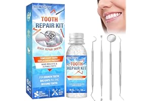 QJFHURB Denti Finti Da Applicare Soli Cemento Dentale Definitivo Per Pontefix Faccette Dentali Professionali Colla Ripara Fai Te Kit Riparazione Mancanti Protesi