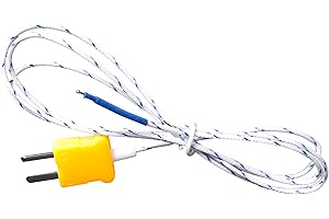 PEAKTECH Thermocouple -50... +250°C, connexion type-K, thermocouple, sonde de température, perle de mesure pour thermomètre et multimètre