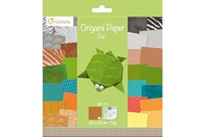 Avenue Mandarine Zoo de papel para Origami, multicolor