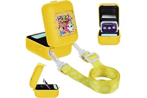 Olycism Coque en Silicone pour Bitzee Mon Animal Interactif 3D avec Lanière Réglable Fabriqué à partir de matériaux sûrs Compact et Portable Protéger efficacement Le Animal Interactif Bitzee Jaune