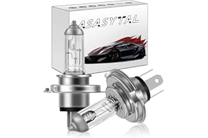 Asasytal HS1 PX43t 35/35W Lampadine Alogene per Fari Faro Hi/Lo Beam 3000K Giallastro Bianco Brillante Sostituire per la Lampadina del Faro del Motorino del Motociclo Dell'automobile 12V, 2 Pezzi