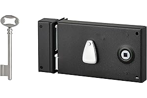 Serrure à pêne dormant horizontale Thirard T 1/2-Noir-Gauche l x h-82 x 140 mm