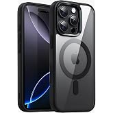 Compatible Case Back Crystal Clear Glass Appearance Edges Impact Emi Compatible with SUPER-CRYSTAL Magsafe for Minesque iPhone 15 Pro