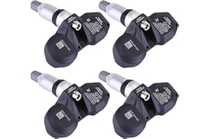 LSGGTIM 4 sensores de presión de neumáticos TPMS para Por-sche 991 997 A6 A8 Q7 R8 RDKS Sensor de presión de neumáticos 7PP907275F Sensor de presión de neumáticos Control de presión de neumáticos Sensor de