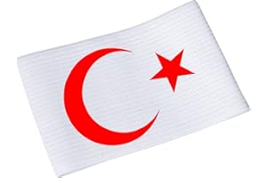 BENOBLER Kapitänsbinde Spielführerbinde TÜRKEI weiß Junior Senior