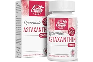 CESTFILO Liposomale Astaxanthine Supplement 24MG, absorption maximale, antioxydant naturel, sans gluten, sans GMO et sans gluten (60 Count (Pack of 1))