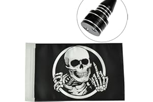 HDBUBALUS Rebacker Moto Arrière Côté Mât Support Réglable avec Bagages de Drapeau pour Harley Sportster XL 883 1200 Touring Noir