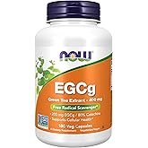 مستخلص الشاي الاخضر EGCg من ناو فودز، 400 ملغ، 180 كبسولة نباتية، تم اختبارها في المختبر، خالية من الغلوتين، خالية من الصويا،