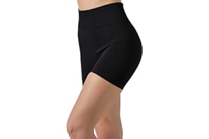 Risalti Pantaloncini Palestra Costina Ilena - Leggins Sportivi in Microfibra, Shorts Vita Alta, Pantaloncini Sportivi, Abbigliamento Donna Senza Cuciture - Made in Italy