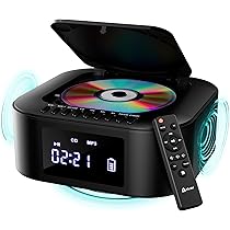 KLIM Boombox E1 Portable CD Player With Subwoofer - Bluetooth, FM Radio