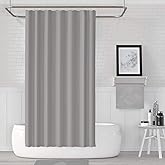 Zethome Jackline Bathroom Shower Curtain 0010 Gray Single Wing 1x180x200