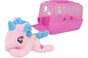 Toyland® - Peluche a forma di unicorno, 15 cm, colori assortiti