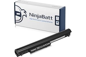 NinjaBatt Batería para HP 728460-001 LA04 776622-001 752237-001 HSTNN-LB5S 350 G1 350 G2 355 G2 LA04DF TPN-Q130 TPN-Q132 HSTNN-UB5M HSTNN-UB5N 776906-001 - Black - Alto Rendimiento [4 Celdas/2200mAh]