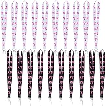 Lot D'Accessoires Octobre Rose - 40 Épingles + 40 Pendentifs + 20 Bracelets En Silicone - Sensibilisation Au Cancer Du Sein