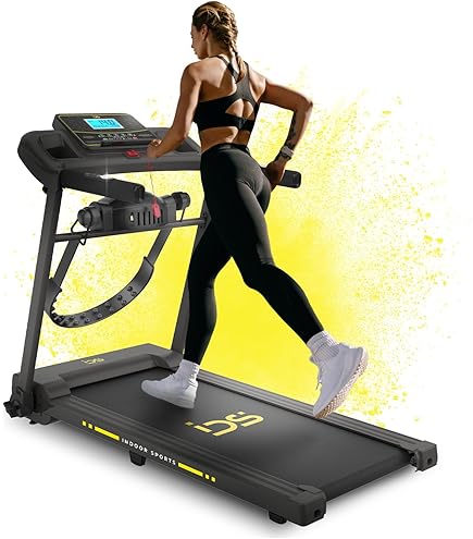 Sunny Health & Fitness Tappetino Compatto e Pieghevole – Manuale con Display LCD, Superficie Antiscivolo, Doppia Modalità (Camminata/Corsa), Non Elettrico, Inclinazione Fissa – per il Cardio in Casa