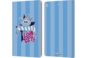 Head Case Designs Officially Licensed Manchester City Man City FC Love City Moonchester & Moonbeam Leather Wallet Case Compatible With Apple iPad 10.2 2019/2020/2021