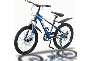 TRIOBLADE Kids Bike 18" 20" 22" Kids Mountain Bike for Boys and Girls Junior Mountain Bikes Children Bicycle with Shock Absorber 12.25-Inch Frame Dual Disc Brake 5-14 Years Old