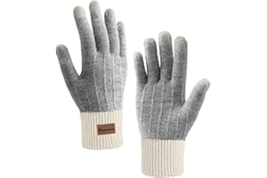 Homealexa Guantes Touch screen para Mujer/Hombre, Guantes abrigadores para el hogar, Guantes Termicos Para el Clima frío al Aire Libre, Conducir Antiviento Regalo Ideal
