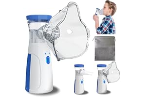 ZYGSEVE Portable Nebuliser - Nebuliser for Adults and Children, Handheld Cool Mist Nebuliser for Home and Travel