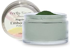 Embossing Powder Jar | 10ml | Regular | Pretty Things London (Olive Green)