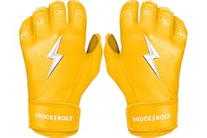 BRUCE BOLT Original Series Short Cuff Batting Gloves - Multiple Colors - Adult & Youth Sizes