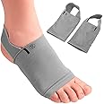 ZJchao 1Pair Arch Support Sleeves, Compression Metatarsal Arch Support Brace, Elastic Cushioned Foot Supports Breathable Plantar Fasciitis Relief Brace, for Flat Foot Plantar Fasciitis Heel Spurs