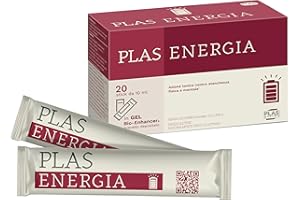 Plas Pharma Integratori Stanchezza Multivitaminico Completo Pre Workout Con Arginina Zinco Carnitina Vitamina B Complex Vitamina B12-20 Stick Gel Ultra Forti Made in Italy