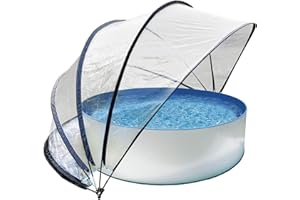 Miganeo Deluxe Cabrio Dome für Pools bis 366x132 cm | 240 cm hoch | extra Dickes Material