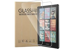 MEMELOKA Verre Trempé pour Kindle Paperwhite 12e génération 2024 et Kindle Colorsoft Signature Edition, 2 Pièces 9H Dureté [Anti-Rayures][Sans Bulles][Haute Définition] Protection Écran