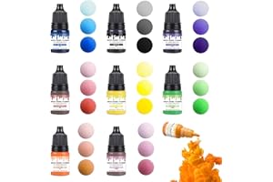 Caelura Farbpigmente für Gießpulver, Farbe Für Gießpulver, 8 Farben für Gips zum Gießen, DIY Produktion Zementbeschichtung Farbige Pigmente 5ML