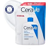 CeraVe, Moisturizing Lotion, Dry and Very Dry Body Skin, Refill, 16 fl oz | Cream designed to moisturize and repair the prote