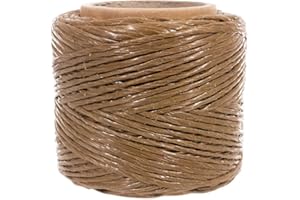 GOLBERG G Polypropylene Value Twine, Tan, 200 Feet - Great for DIY Crafts, Bundling, and Packaging