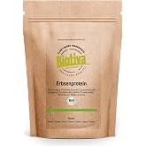 Biotiva Organic Pea Powder 1kg - 83% Protein Content - 100% Pea Protein Isolate - Free of Gluten, Soy and Lactose