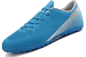 VTASQ Boys Football Boots Kids Soccer Athletics Training Shoes Non-Slip Soccer Shoes Kids Teenager Indoor Outdoor Sneakers for Unisex