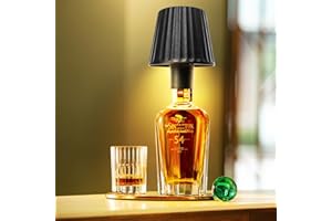 LANMOU Akku Flaschenlampe Aufsatz LED Aufladbar Tischlampe Kabellos Lampe für Flaschenhals, Touch Flaschenlicht Dimmbar Warmweiß, für Restaurant