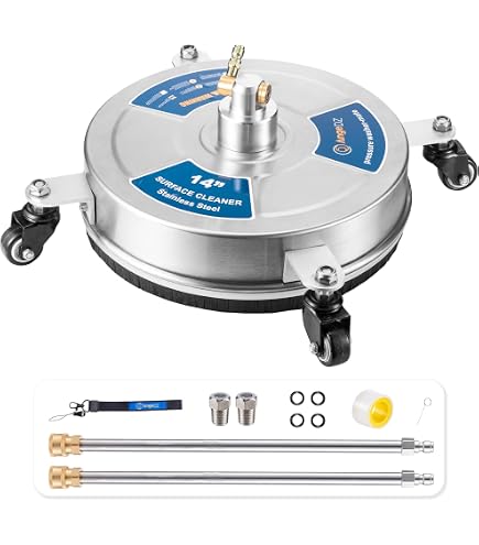 Ryobi Hochdruckreiniger Oberflächenreiniger – 30,5 Cm, 2 Rotierende Düsen, Bis Zu 4x Schneller