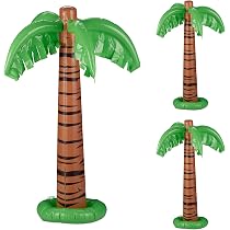 Aufblasbare Riesen-Palme Im Hawaii-Stil - Partydeko Für Pool & Garten