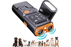 YUUFCY BarkGuard - Bark Guard Anti Barking Device for Dogs, Antibell für Hunde, 2024 Neues Hundebellen Abschreckungsgerät mit HD Display und LED Taschenlampe, Hundetrainings Geräte Verhaltenshilfen (1PC)