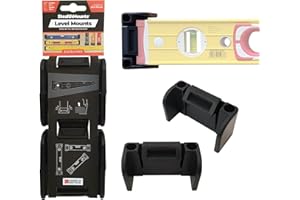 StealthMounts Soporte de nivel universal | Soportes de nivel de bloqueo | Paquete de 2 | Se adapta a todas las marcas | Perfecto para almacenamiento de nivel
