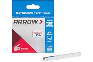 Arrow A50624 T50 Staples, 3/8 Inch (10 mm)