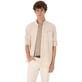 U.S. Polo Assn. Erkek Krem G&ouml;mlek Desenli 50306383-VR071