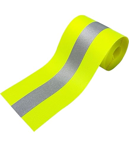 Nastro Riflettente Autoadesivo Bianco Alta Visibilità Hi Vis Viz - Foto 14